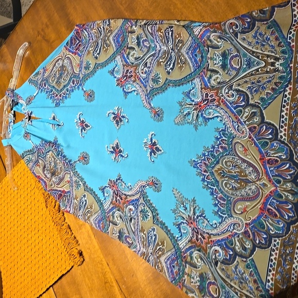 Allison Joy Red and Multicolor Dress From Papillon. 2 Dresses For 1 Price! - Picture 7 of 8